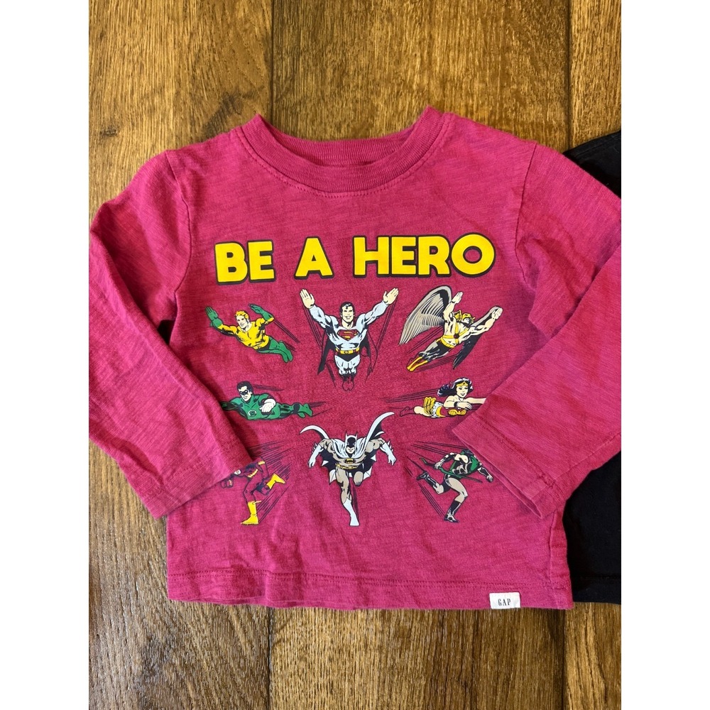 Toddler Boy Clothes 18-24 Months Shirts Pants Jeans Super Heroes Fall Winter Lot - Picture 6 of 14